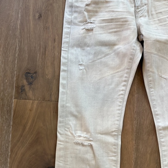 AG Jeans Tomboy boyfriend fit light grey size 27 jeans - Picture 3 of 5